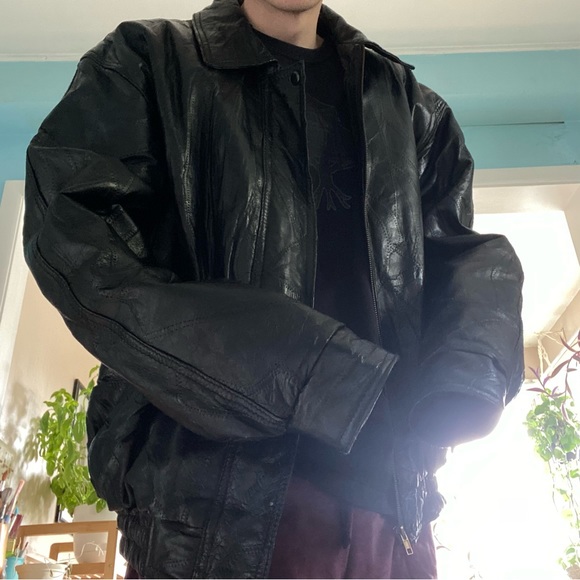 Y2K Cellini Leather Jacket - Picture 3 of 7